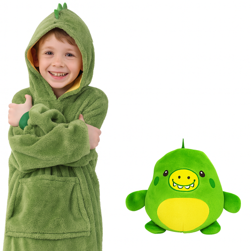 Knuffel Hoodie™ Groen - Superzachte 2-in-1 knuffel & hoodie